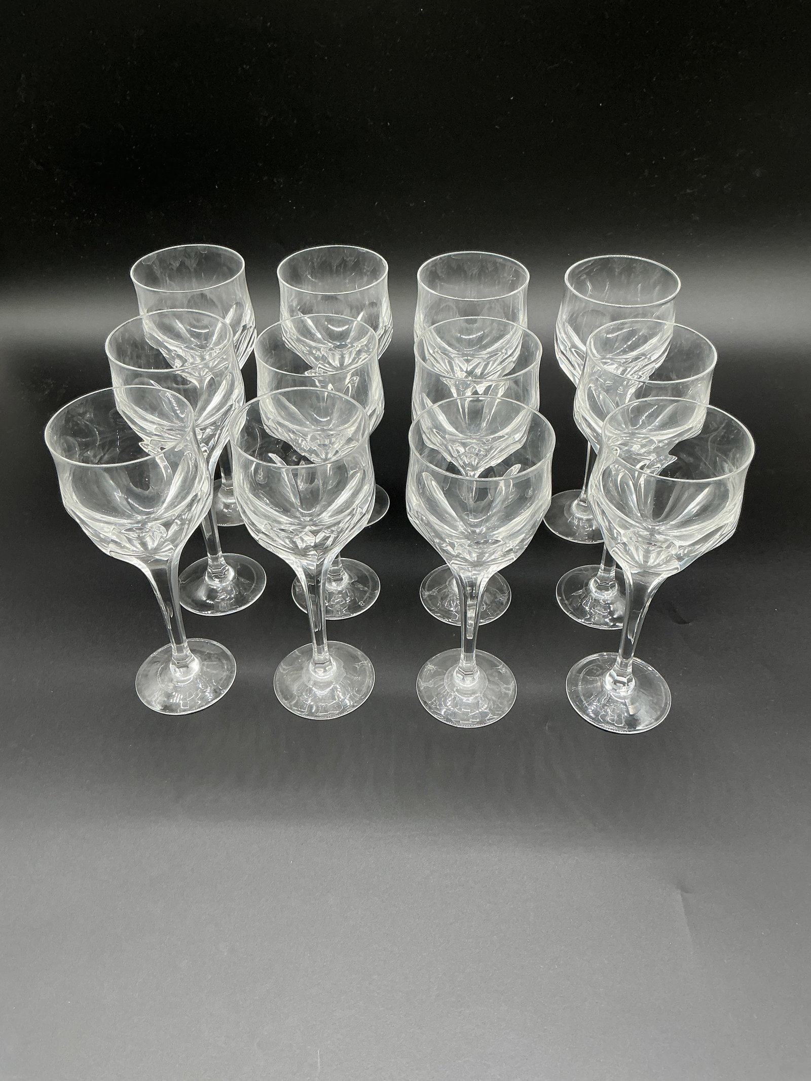 Elegant 7?? Crystal Goblet Glasses Set of 12 (1 of 13)