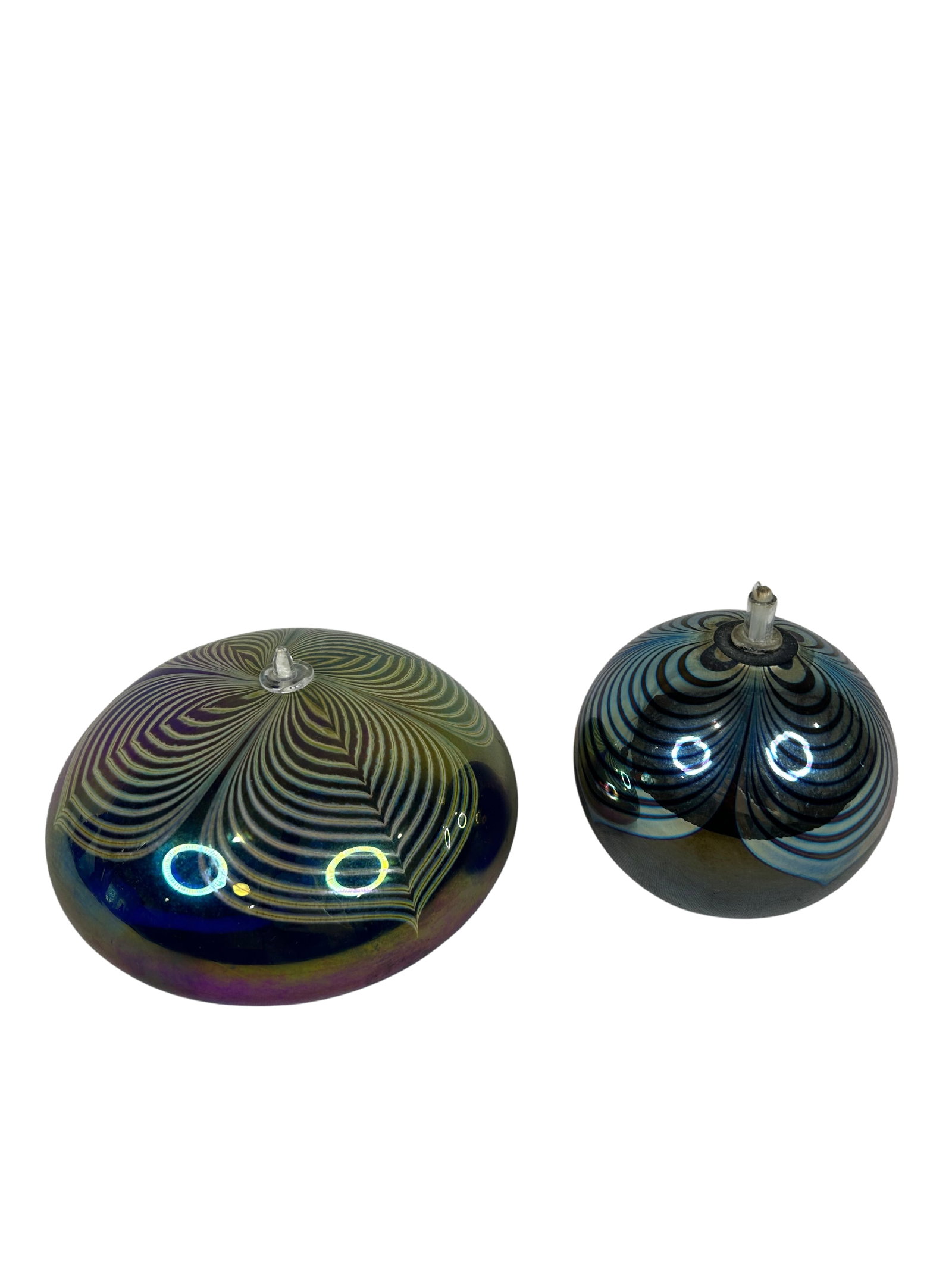Decorative Iridescent Art Glass Ball Set (1 of 7)