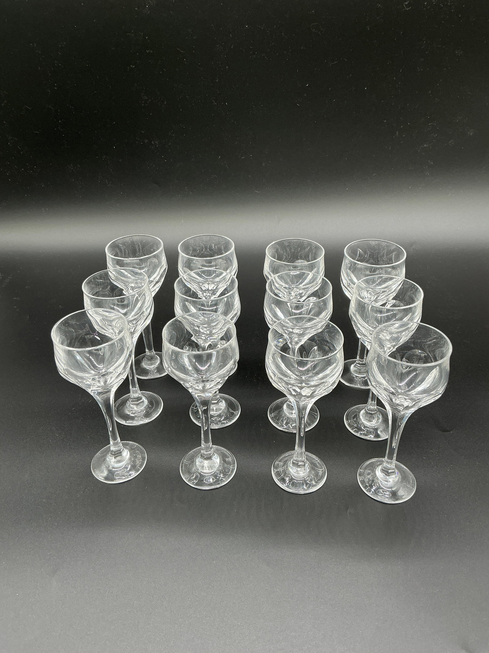 Vintage-Style 5?? Crystal Goblet Glasses - Set of 12 (1 of 13)