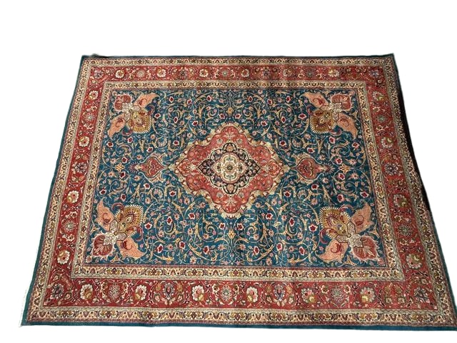 Persian-Style Floral Medallion Area Rug (1 of 10)