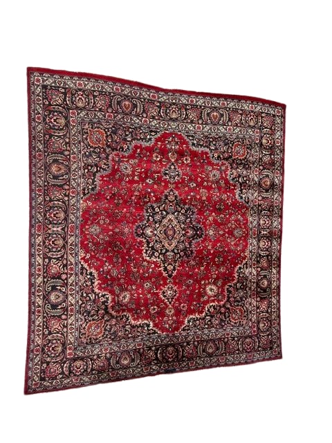 Vibrant Hand-Knotted Oriental Rug with Intricate Medallion (1 of 8)