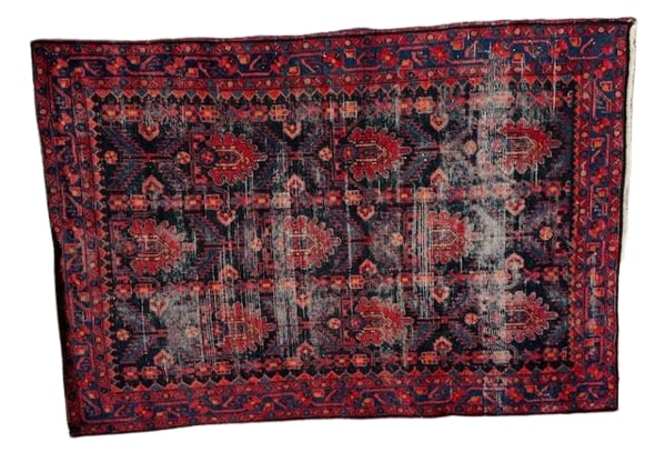 Vintage Persian Hand-Knotted Rug – Mid 20th Century (1 of 5)