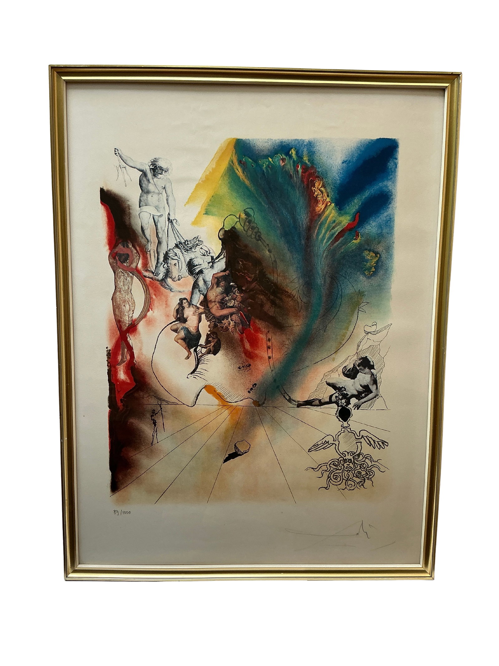 Surrealist Framed Print In the Style of Salvador Dalí (1 of 9)