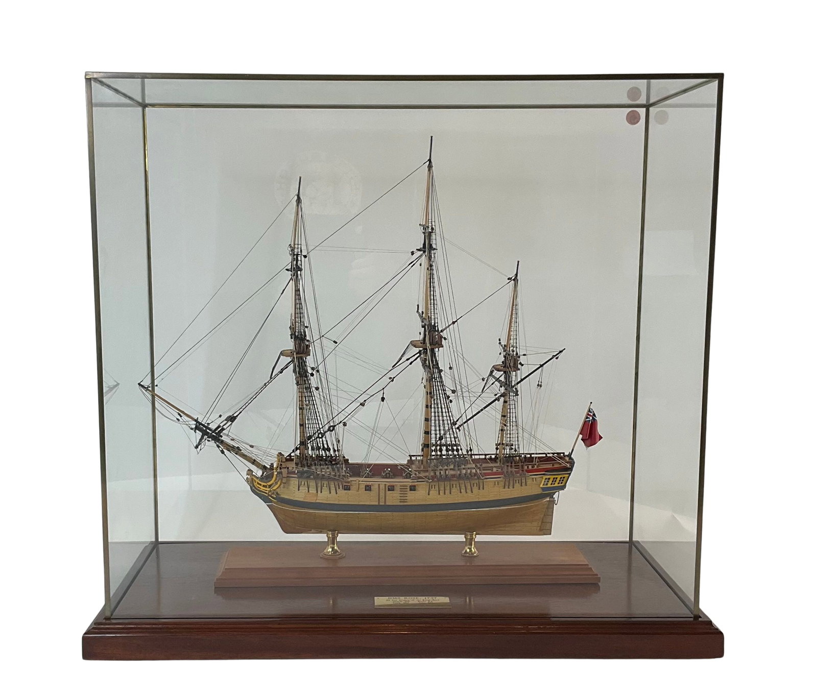 Cased Ship Model of HMS Rose by Alan Burghardt (1 of 20)