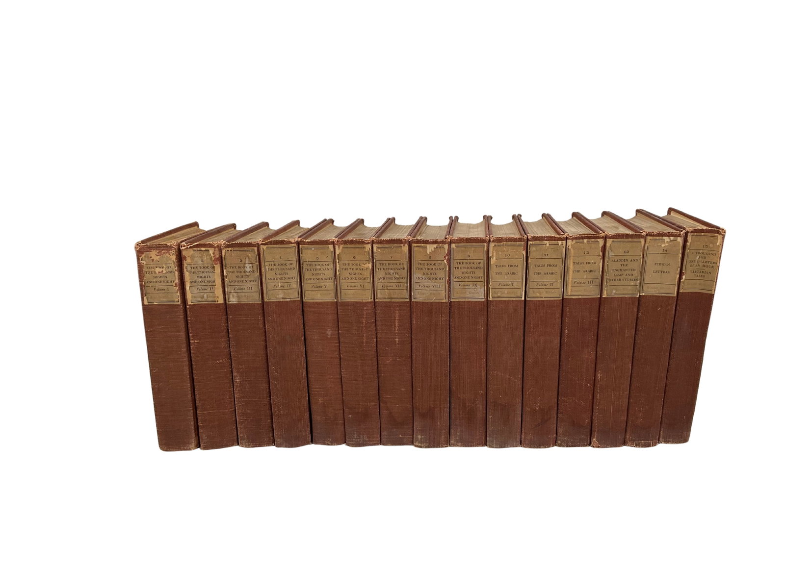 Complete Cabool Edition 15 Volume Set of Arabian Nights, 1901 - Limited Edition (1 of 12)