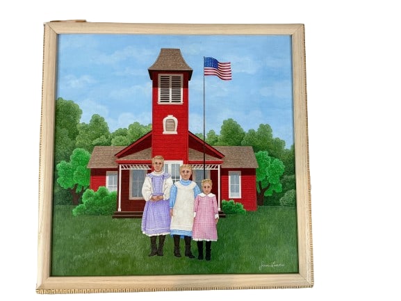 Joan Landis, School House Painting (1 of 8)