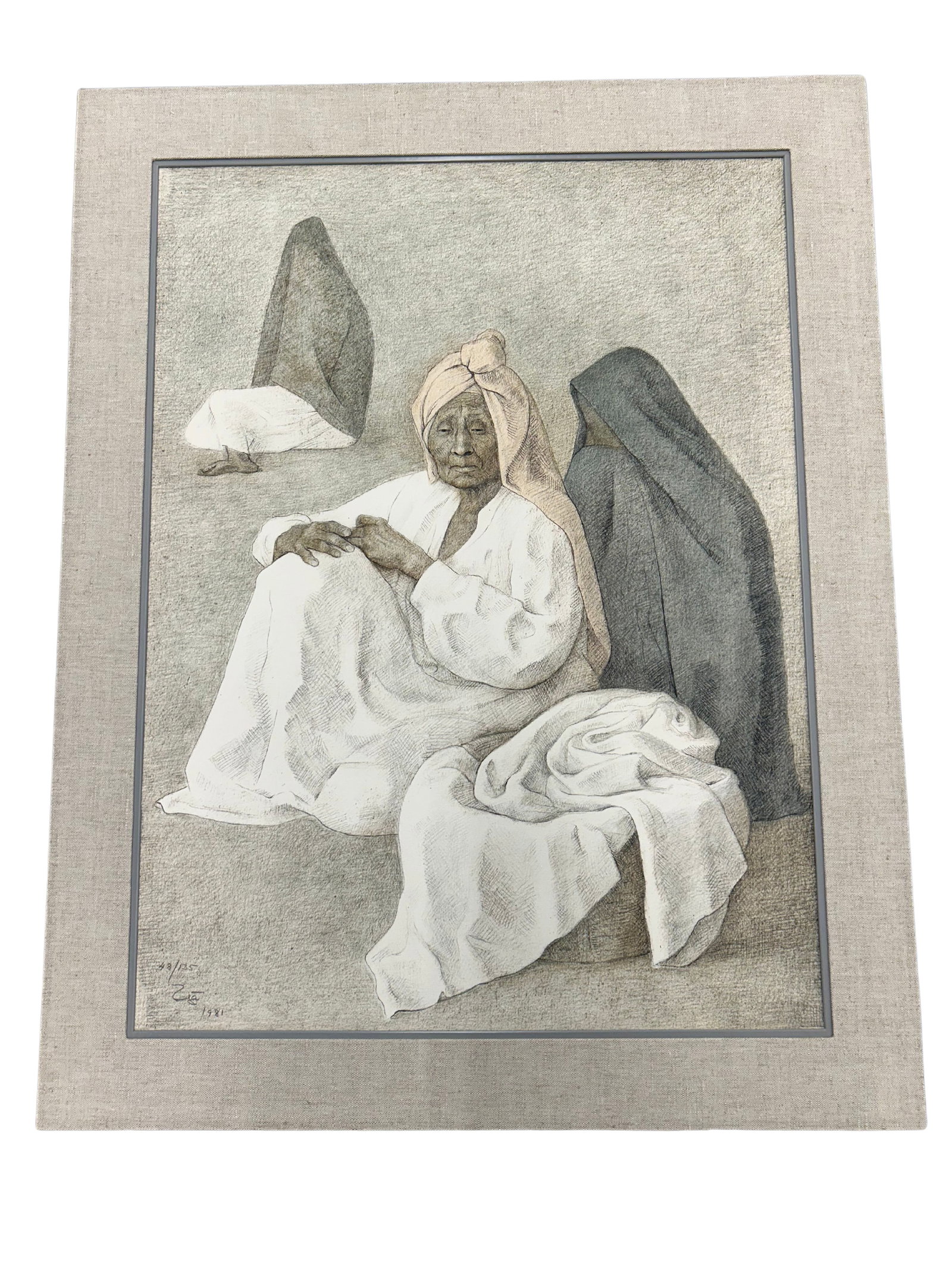 Francisco Zuniga 'Washer Woman' 1981 Signed Lithograph 48/135 (1 of 11)