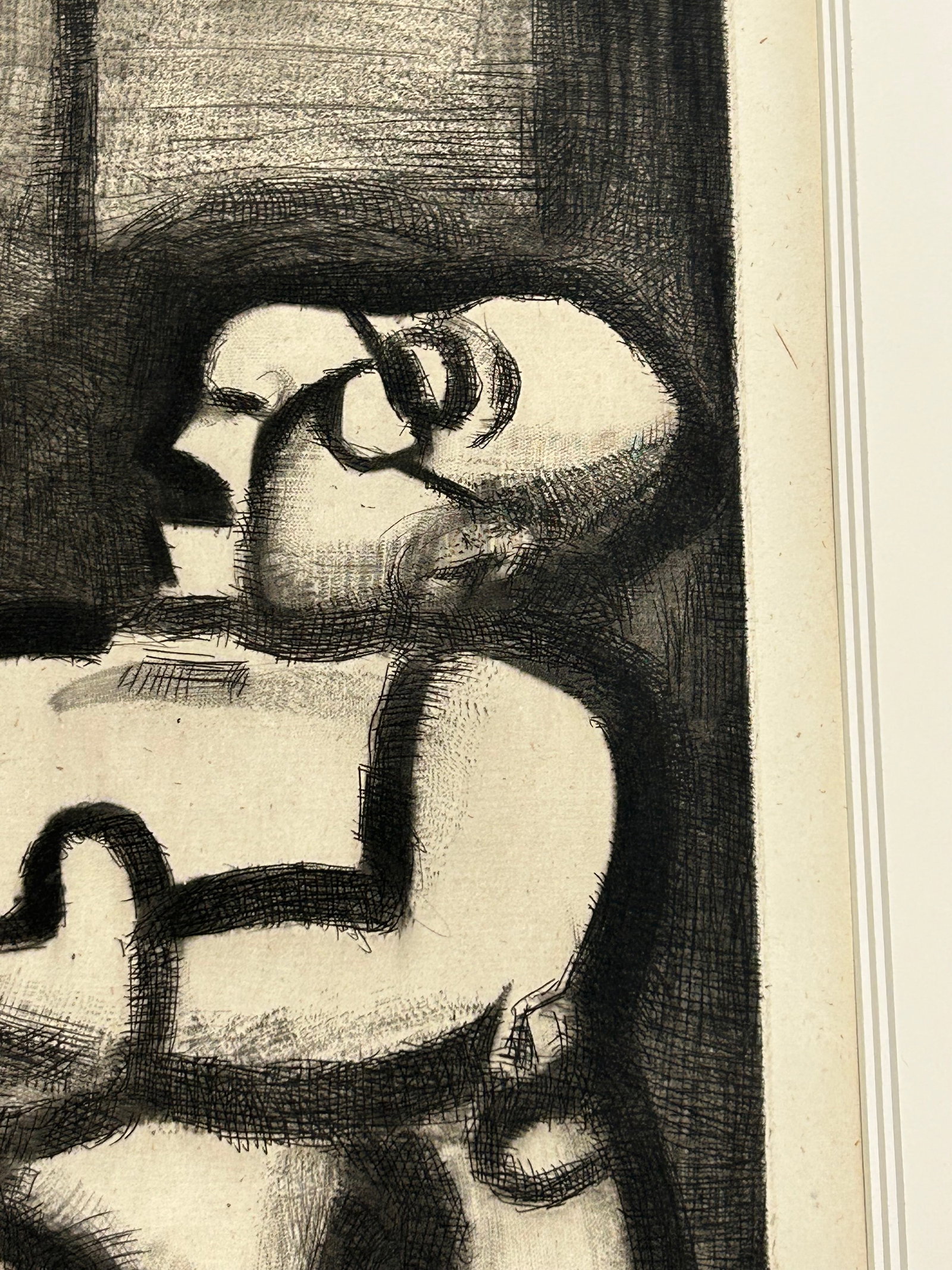 Georges Rouault Original Etching - Expressionist Composition (1923) - 11