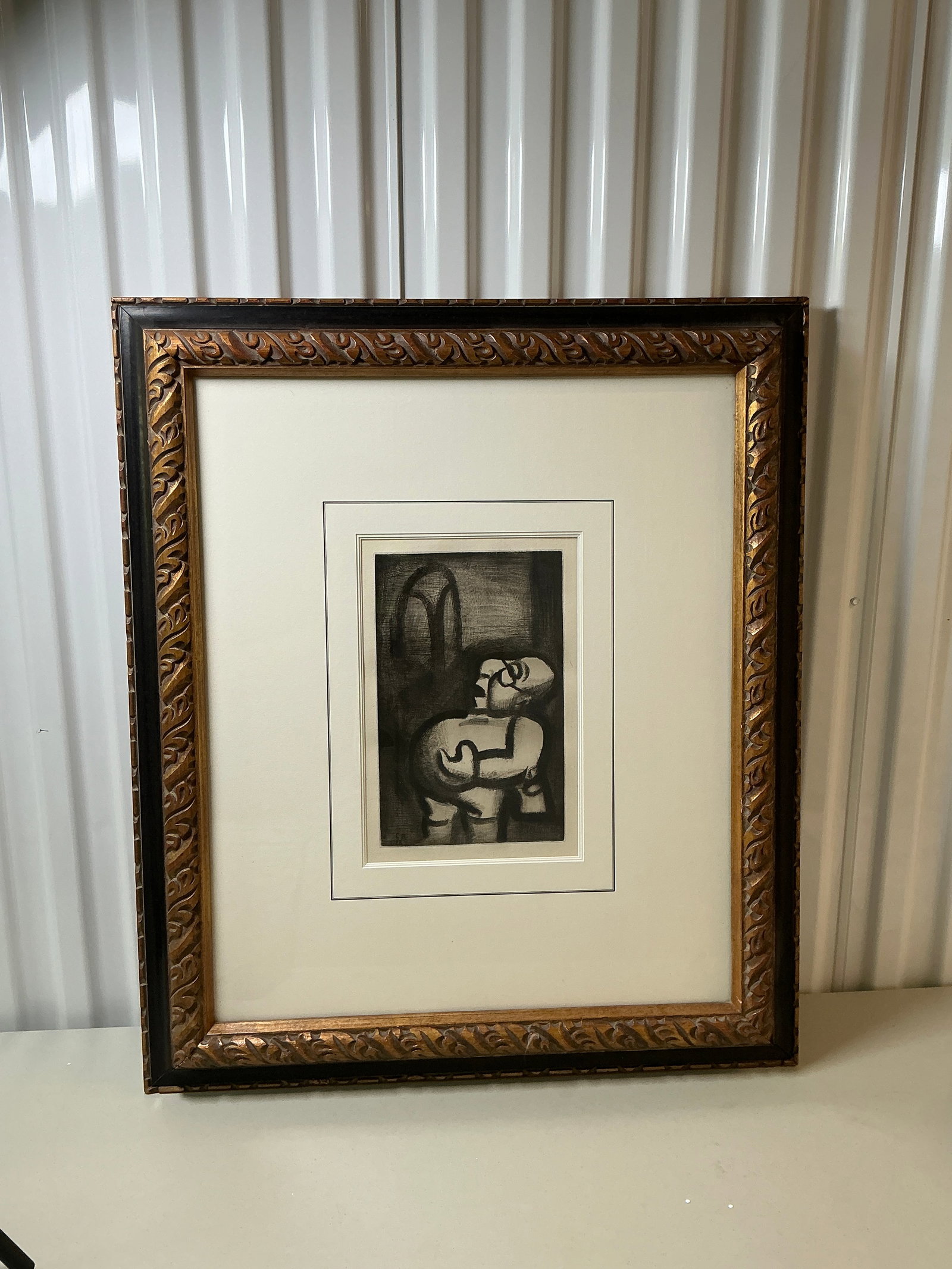 Georges Rouault Original Etching - Expressionist Composition (1923) - 2