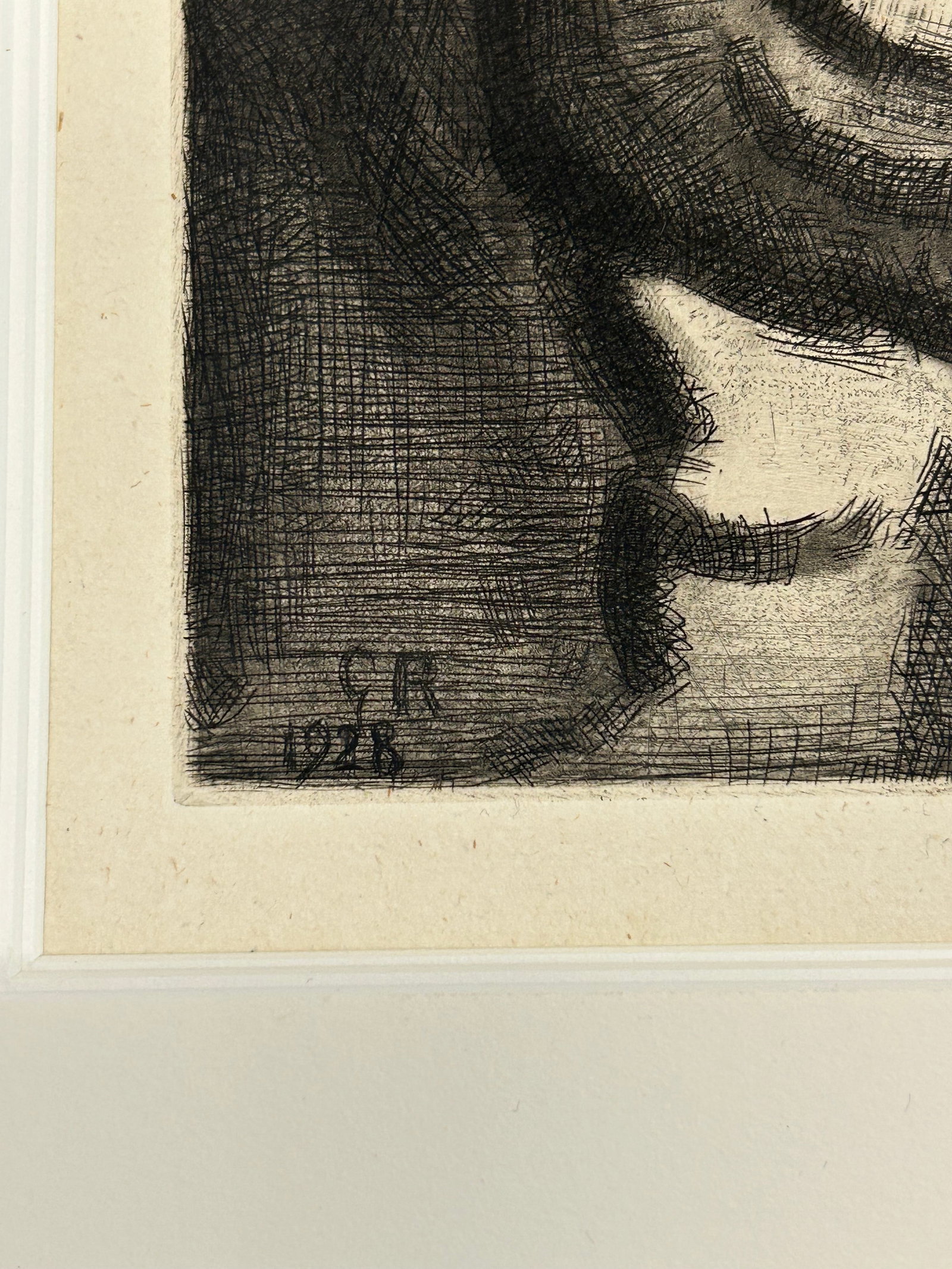Georges Rouault Original Etching - Expressionist Composition (1923) - 7
