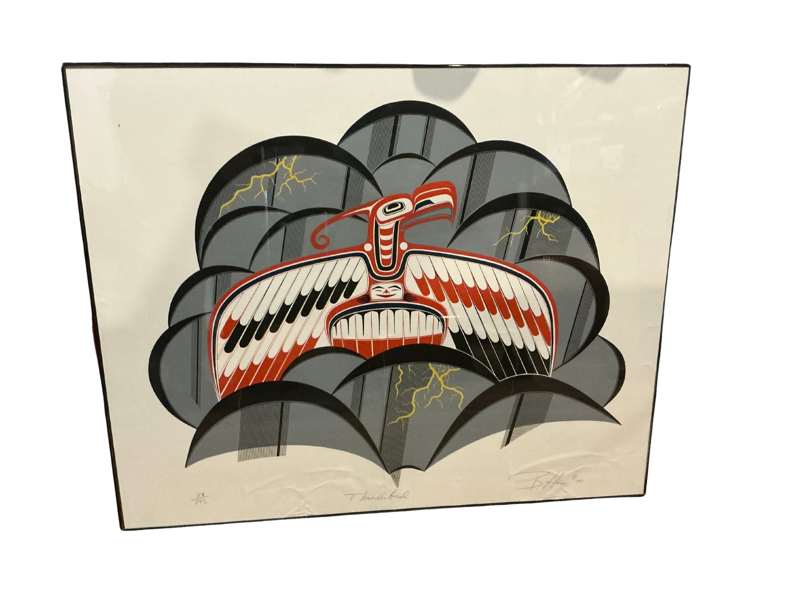 Limited Edition Thunderbird Print by Unknown Artist, 1983 (1 of 5)