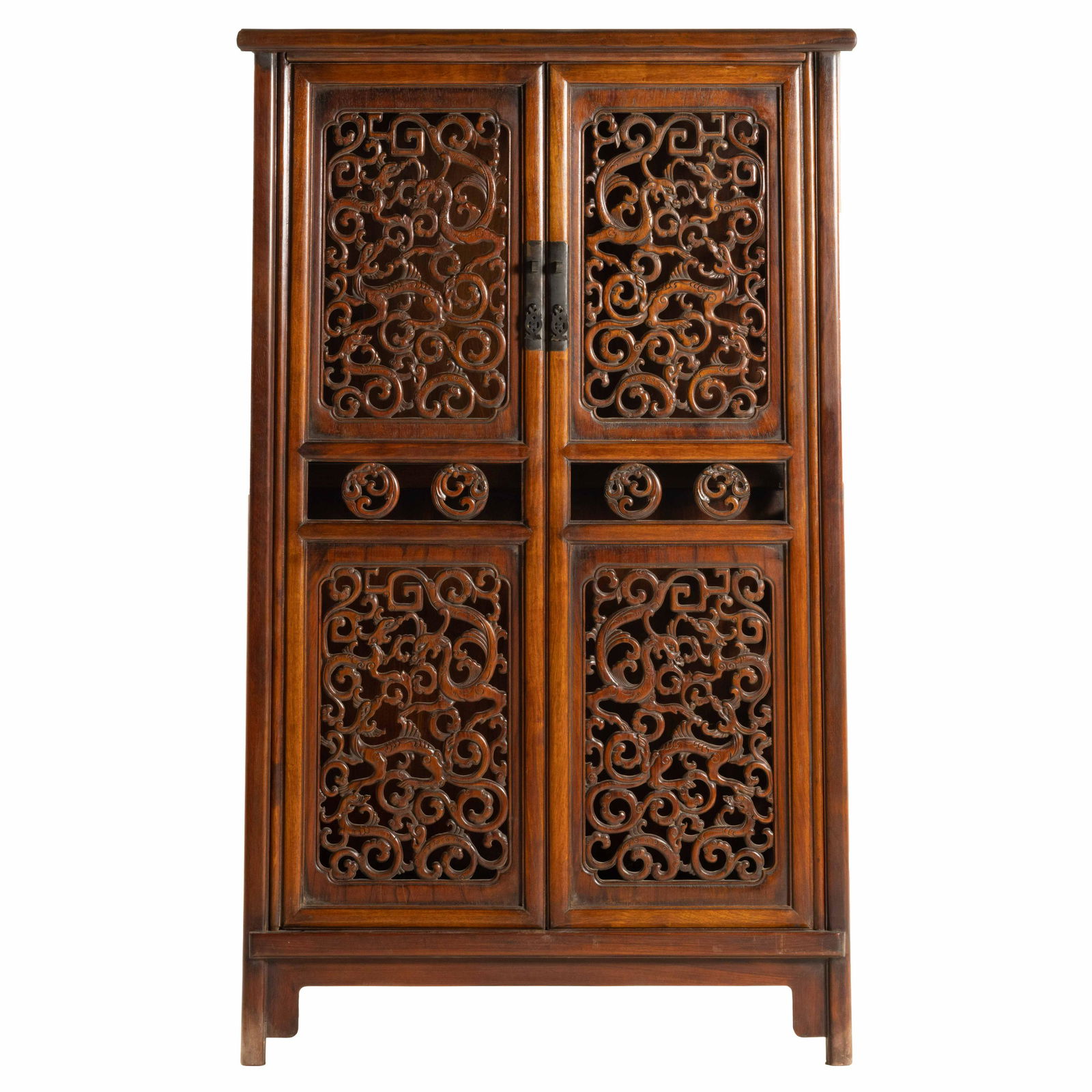 ANTIQUE CHINESE HUANGHUALI CABINET (1 of 15)