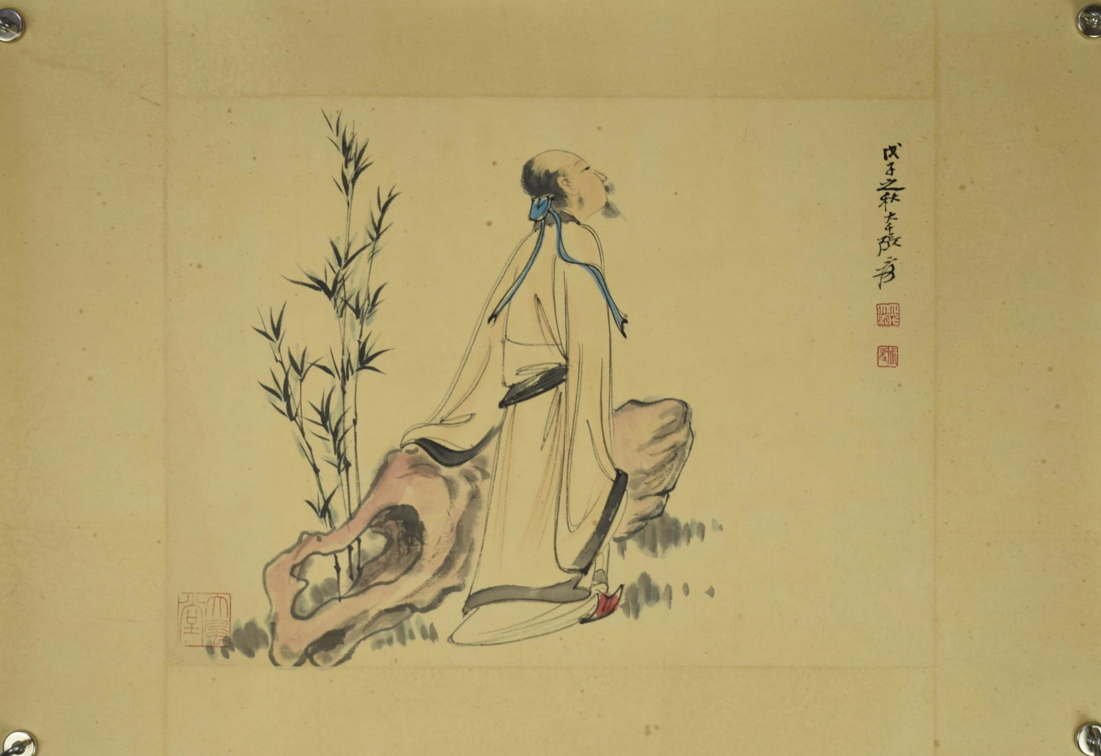 A Chinese Painting, Zhang Daqian Mark: 44cm*34cm,