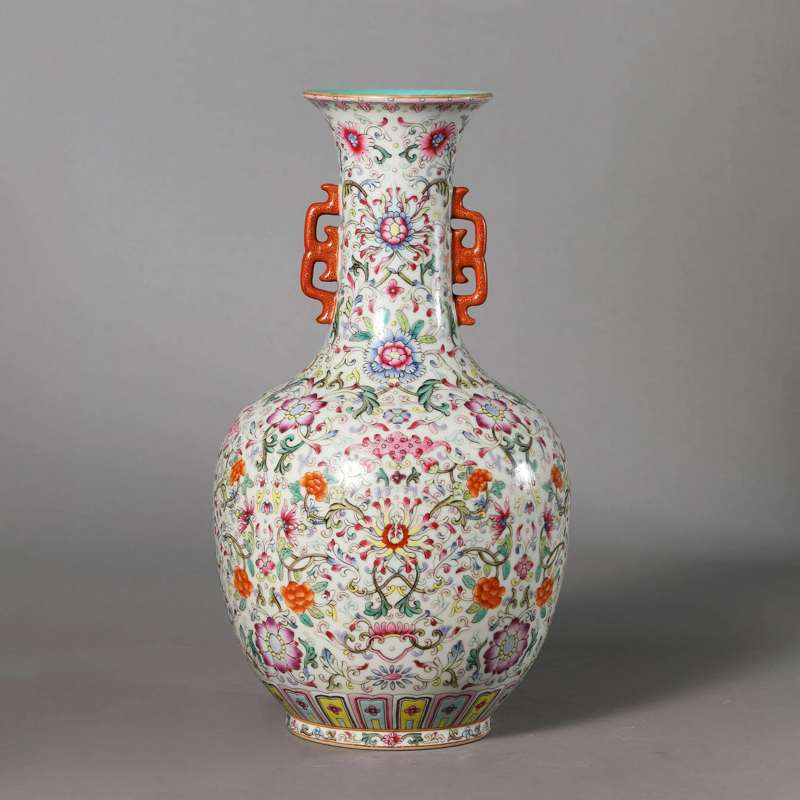 Famille Rose Flower Double-Eared  (1 of 8)