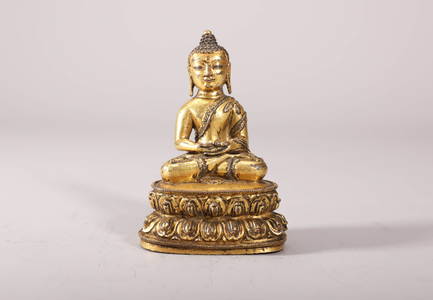 Gilt-Bronze Figure of Amitayus