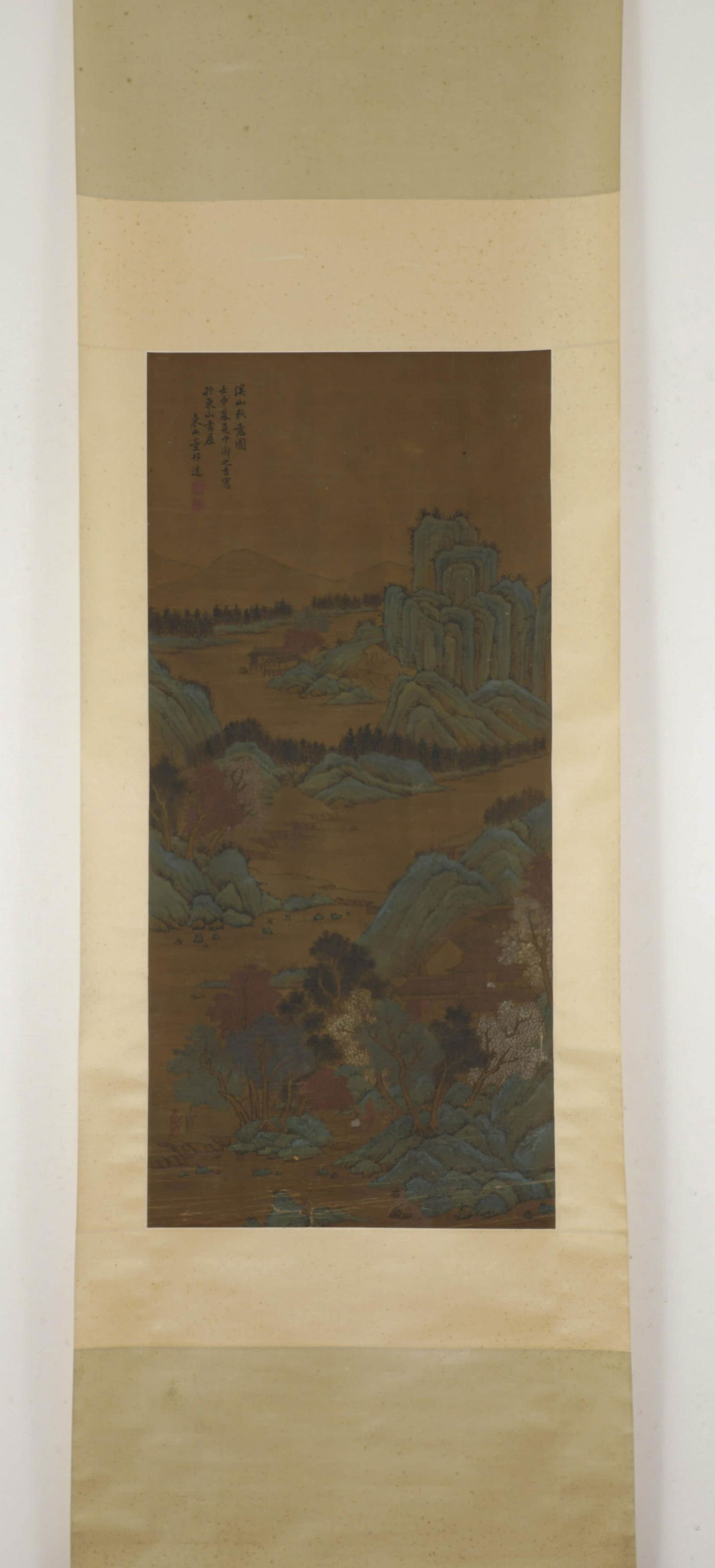 DONG BANGDA, Chinese Landscape Painting Hanging Scroll (1 of 12)