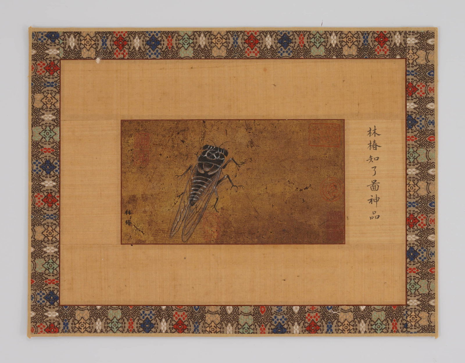 LIN CHUN, Chinese Cicada Painting on Paper (1 of 8)