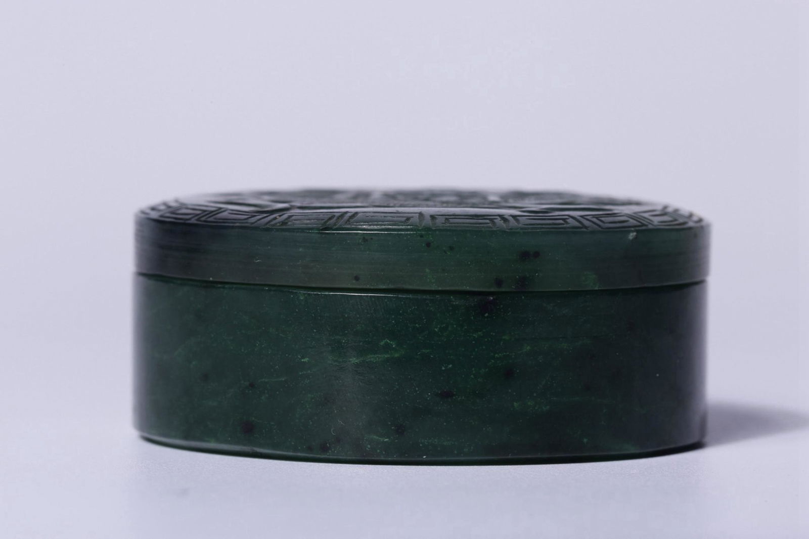 Khotan Spinach Green Jade Ink Box (1 of 6)