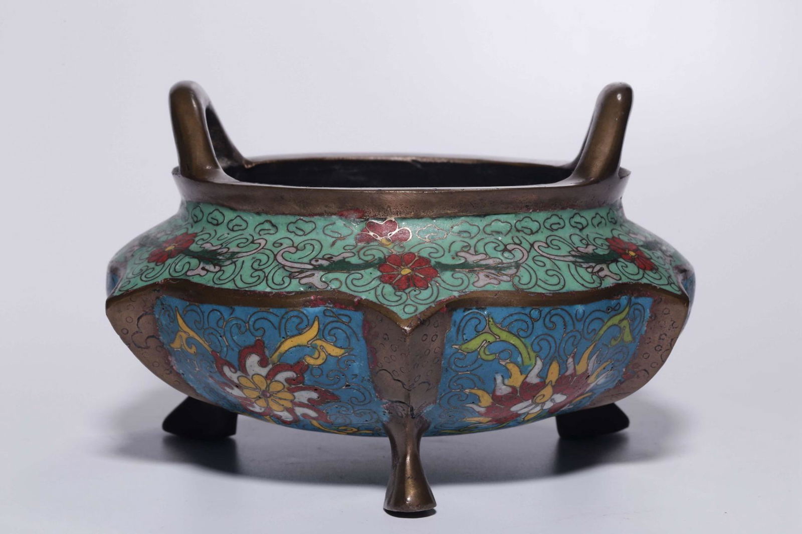 Cloisonne Enamel Flower Censer (1 of 6)
