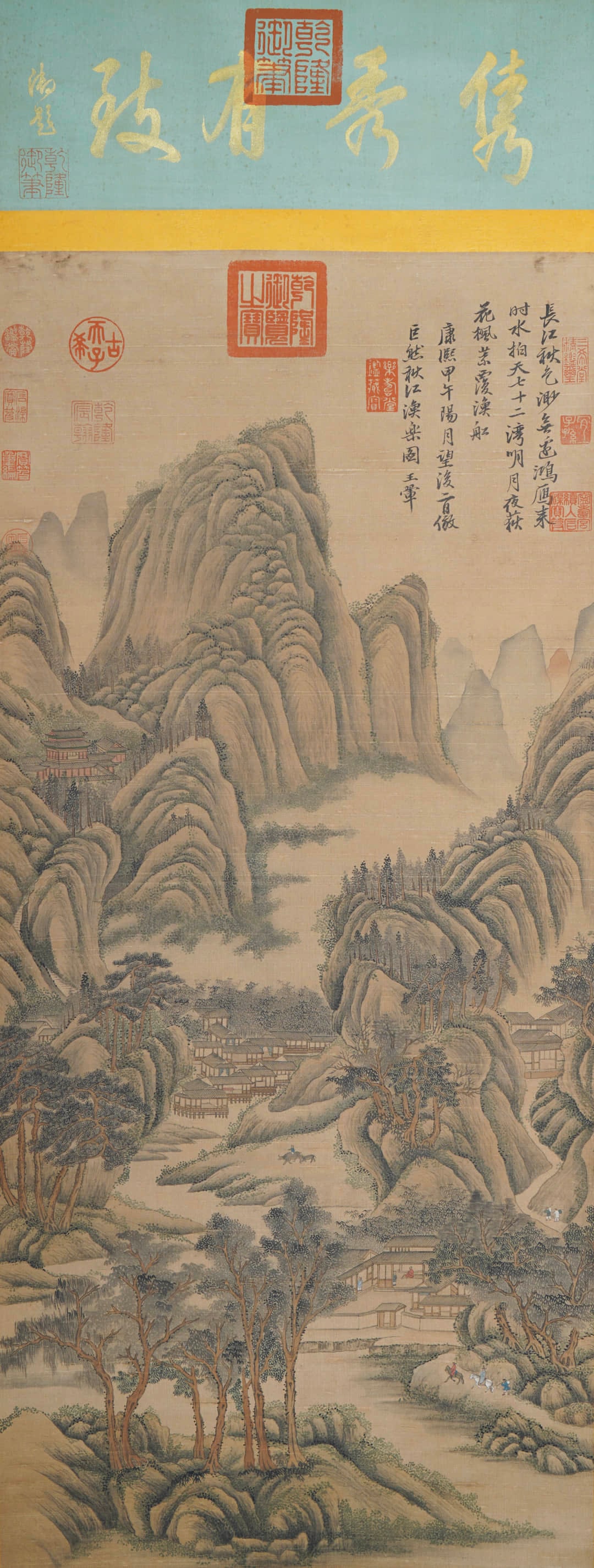 WANG HUI (1632-1717), ATTRIBUTED TO, LANDSCAPE: WANG HUI (1632-1717), ATTRIBUTED TO, LANDSCAPE Dimension: H: 132cm; W: 48cm All measurements are approximate. Condition reports are rendered as specialist opinion by the staff of the Auction House and