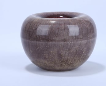 A PEACHBLOOM-GLAZED WATER POT