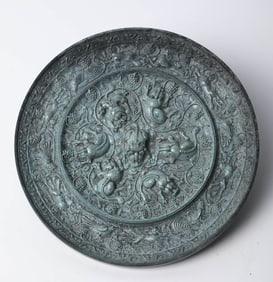 A 'SEA CREATURES AND GRAPEVINE' MIRROR