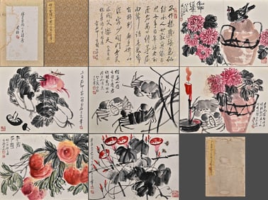 QI BAISHI (1864-1957), ATTRIBUTED TO, FLOWER AND FRUIT