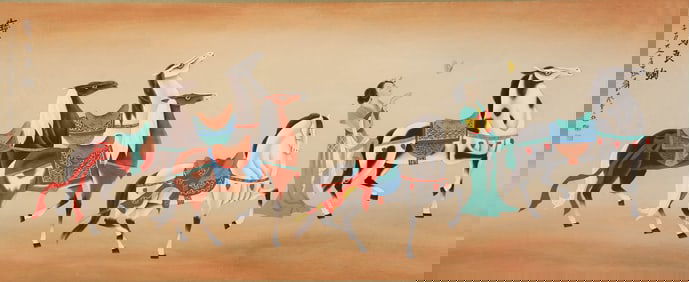 ZHANG DAQIAN (1899-1983), ATTRIBUTED TO, FINE HORSE