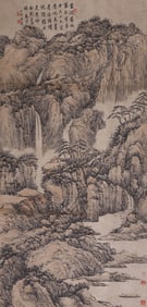 SHI TAO (1642-1707), ATTRIBUTED TO, LANDSCAPE