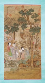 ZHAO MENGFU (1254-1322), ATTRIBUTED TO, STUDY IN THE GARDEN