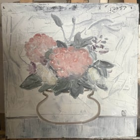 CHANG YU (1901-1966), ATTRIBUTED TO, OIL ON CANVAS