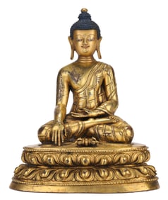 A GILT-BRONZE ACALA