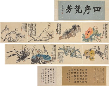 WU CHANGSHUO (1844-1927), ATTRIBUTED TO, FLOWERS