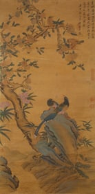 YUN SHOUPING ATTRIBUTED TO, LANDSCAPE WITH FIGURES