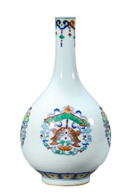 A DOUCAI 'FISH' VASE