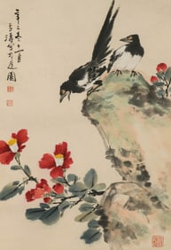 WANG XUETAO (1903-1982), ATTRIBUTED TO, MAGPIES