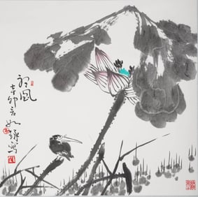 CUI RUZHUO (B.1944), ATTRIBUTED TO, LOTUS