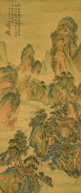 WANG YUN (1652-1735), ATTRIBUTED TO, SECLUDED DWELLING IN DEEP MOUNTAINS