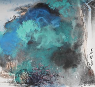 ZHANG DAQIAN (1899-1983), ATTRIBUTED TO, SPLASHED-INK LANDSCAPE