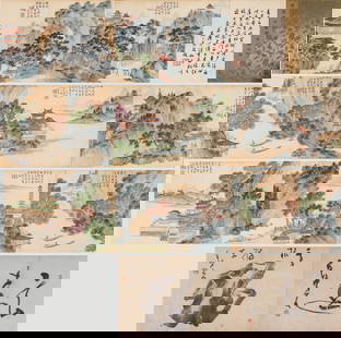 PU RU (1896-1963), ATTRIBUTED TO, LANDSCAPE: PU RU (1896-1963), ATTRIBUTED TO, LANDSCAPE Dimensions: Width: 18 cm (7.1 in) × Height: 27 cm (10.6 in). All measurements are approximate. Azaya Art Gallery is delighted to showcase our meticulously