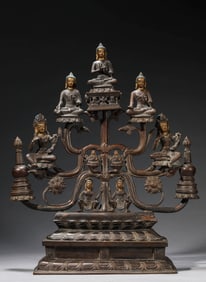 A SEATED SHAKYAMUNI BUDDHA