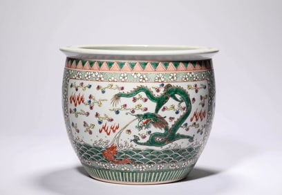 A WUCAI 'DRAGON' JAR