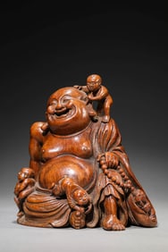 A BAMBOO CARVING