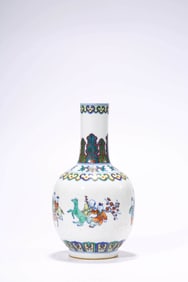 A DOUCAI 'CHILDREN AT PLAY' VASE