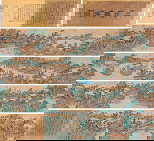 ZHAO BOJU (12TH CENTURY), ATTRIBUTED TO, 'SPRING OUTING IN IMPERIAL GARDEN'