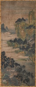 ANONYMOUS,  LANDSCAPE WITH PAVILIONS