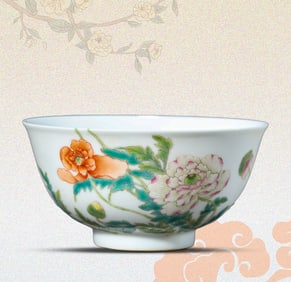 A FAMILLE-ROSE 'FLOWERING BRANCHES' BOWL