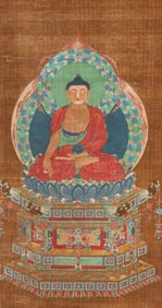 WANG ZHENPENG (1280-1329), ATTRIBUTED TO, BUDDHA FIGURE