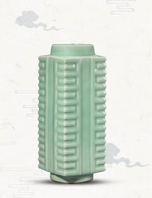 A CELADON VASE