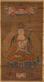LIU SONGNIAN (1174-1224), ATTRIBUTED TO, BUDDHA FIGURE